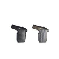 Silver Match Carbon Lighter