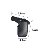 Silver Match Carbon Lighter